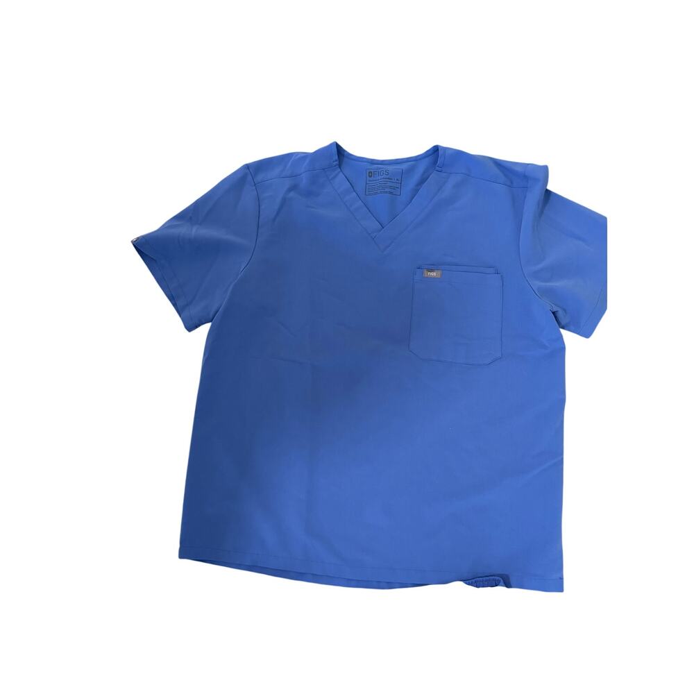 Figs scrub set w Zamora joggers sz XL nurse blue small stain
